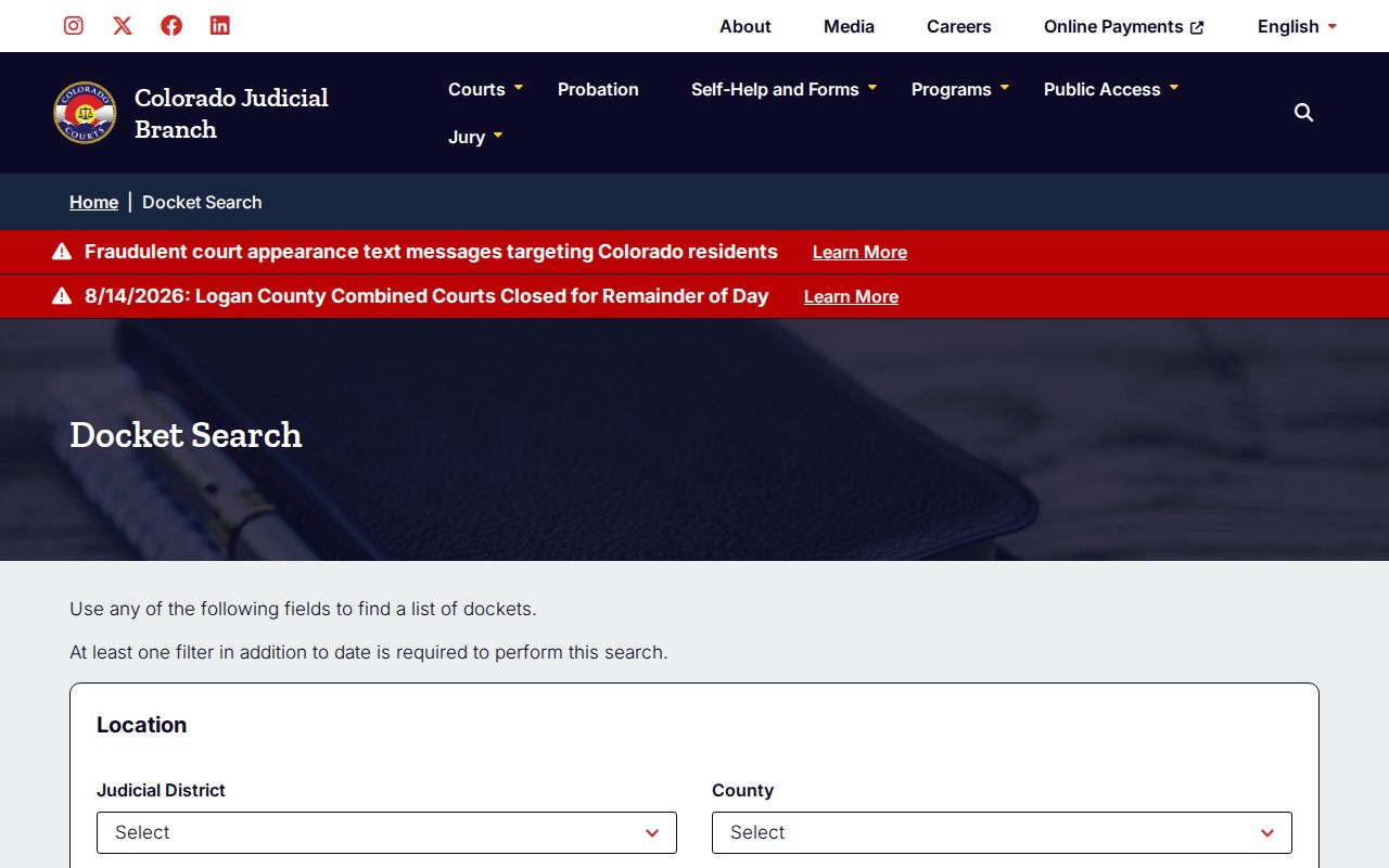 Boulder County court record copy fee information
